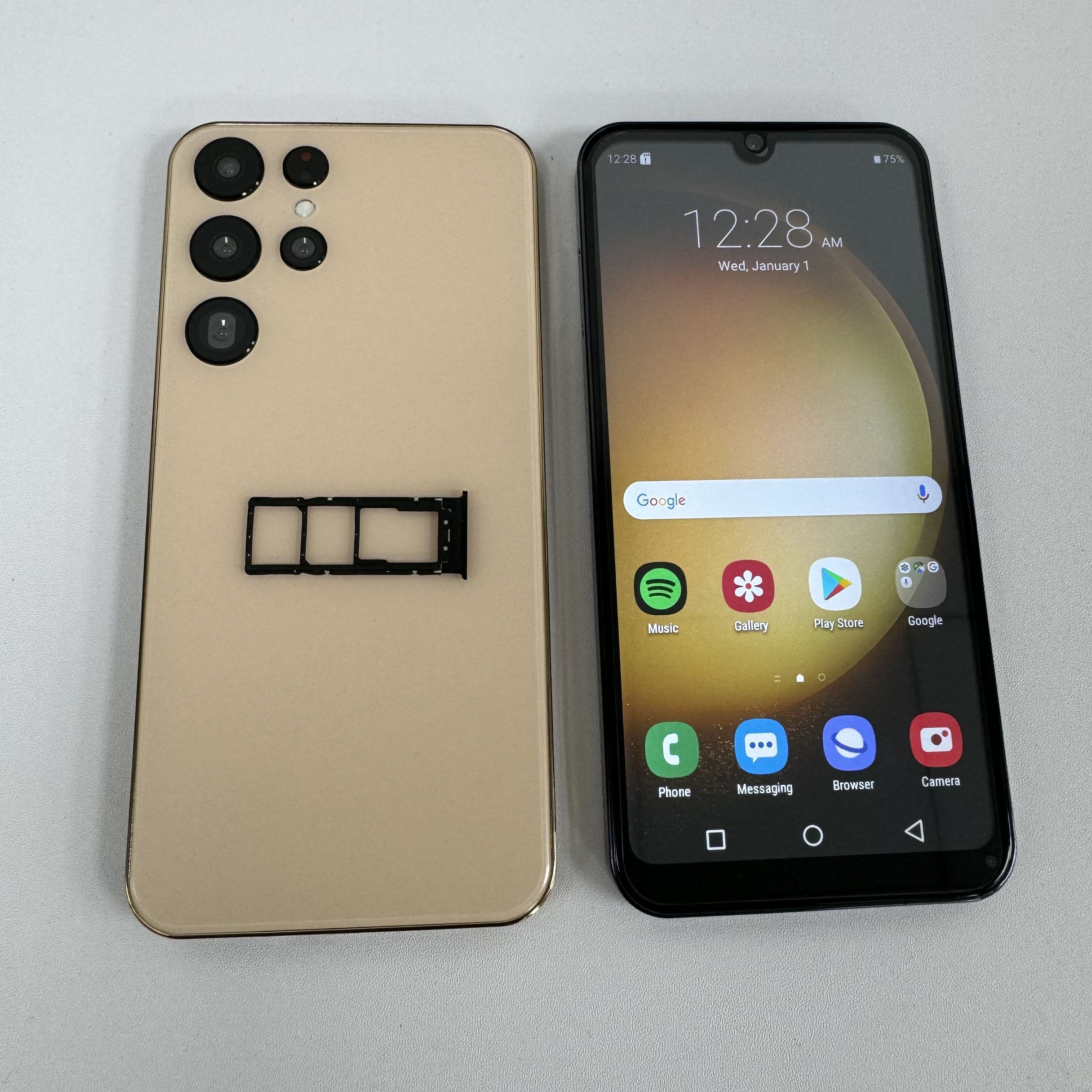 Hot Phone Africa Big Discount S24 Ultra 3G Mobile Phone Dual SIM 1+16GB 6.26 Inch Smart Phone MOQ 1 PCS